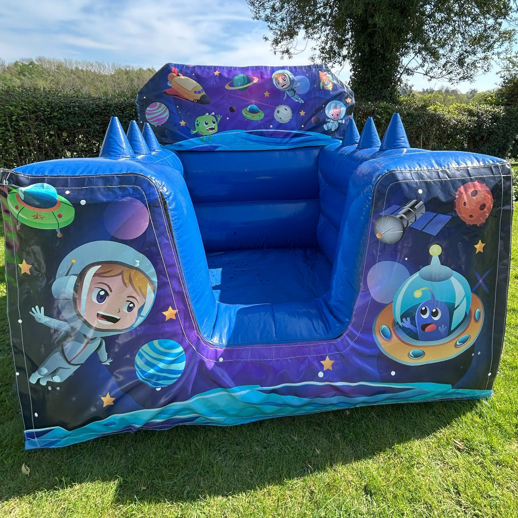 Space Blue Inflatable Ball Pool Air Juggler
