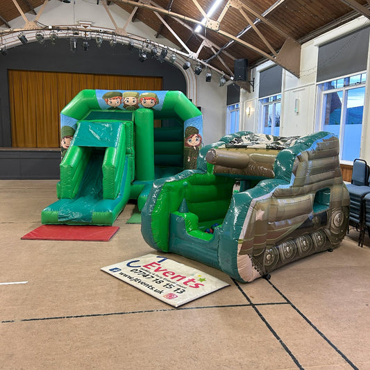 Army / Military Green Bounce 'n' Slide