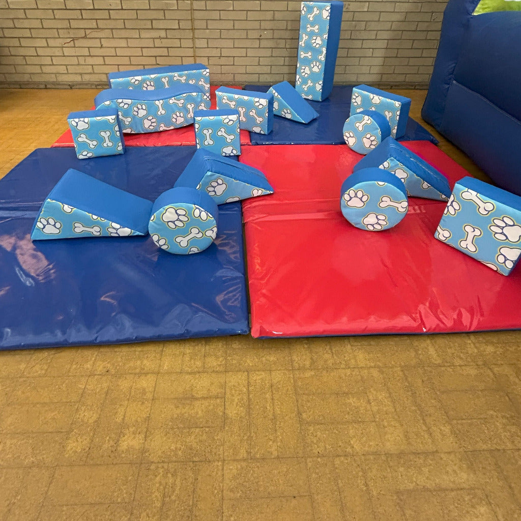Dog Paw Prints & Bones Soft Play Shapes