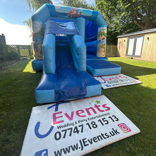 Blue Bounce 'n' Slide Pirate 2 Themed