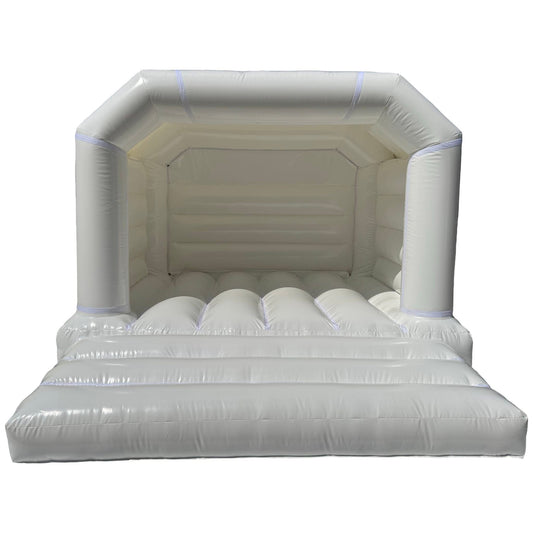 White Bouncy Castle Plain