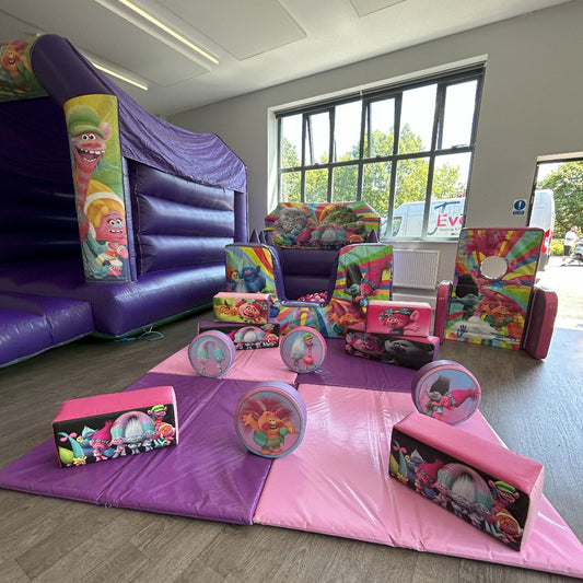 Purple Troll Inflatable Ball Pool Air Juggler