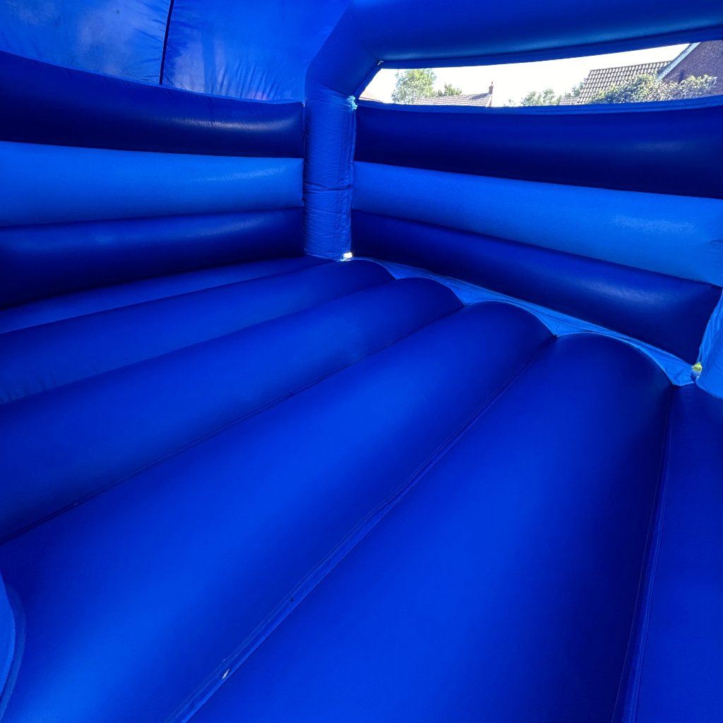 Blue Bounce 'n' Slide Construction Themed