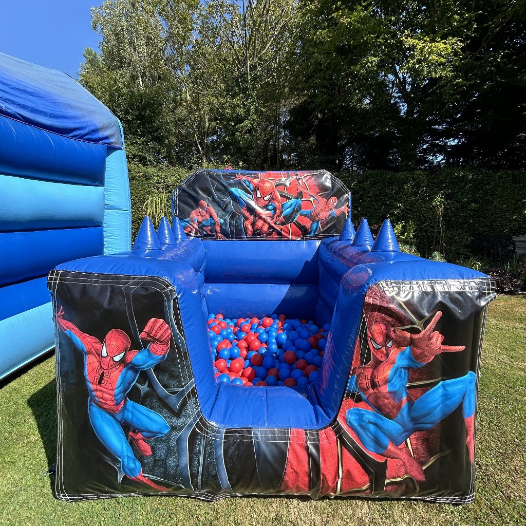 Spidey Blue Inflatable Ball Pool Air Juggler