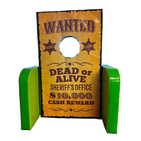 Wild West ‘Face in Hole’  Peek a Boo Pink & Purple