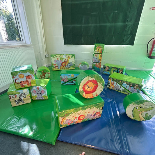 Cute Jungle Soft Play Shapes