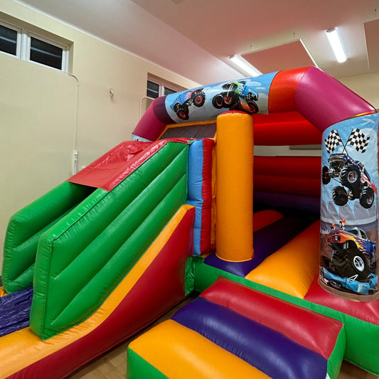Monster Truck Multicoloured Bounce 'n' Slide