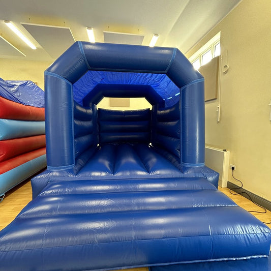 Blue Bouncy Castle Plain