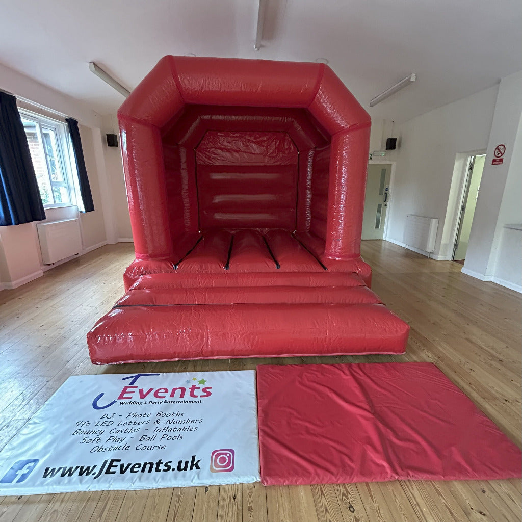 Red Bouncy Castle Plain