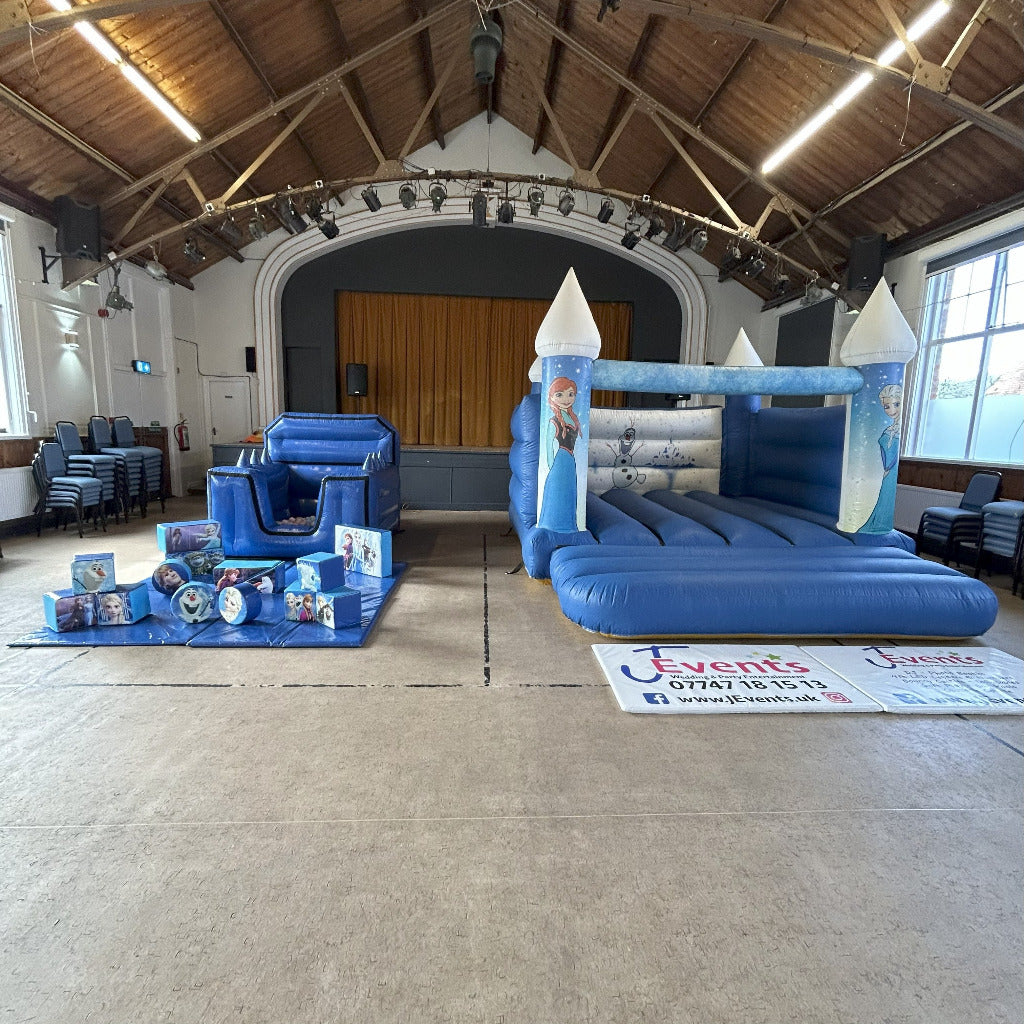 Frozen 3 Bouncy Castle, Ball Pool & Soft Play Package