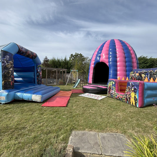 1 x Bouncy Castle & 1 x Disco Dome Bouncy Castle Package
