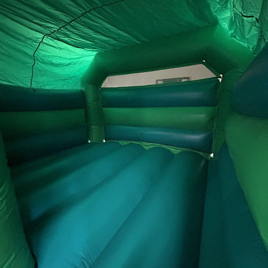Green Bounce 'n' Slide Plain & Green Ball Pool