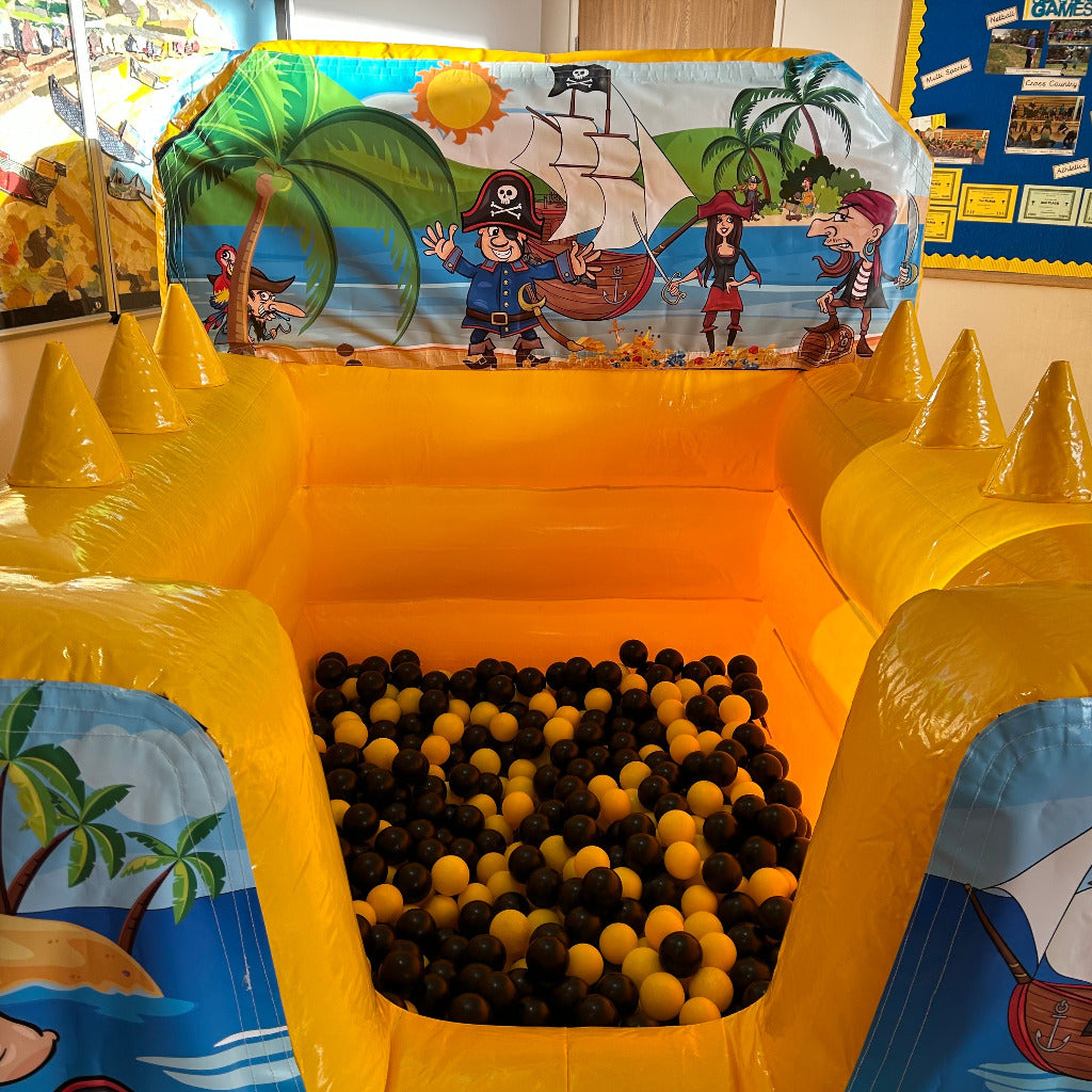 Pirate Yellow Inflatable Ball Pool Air Juggler