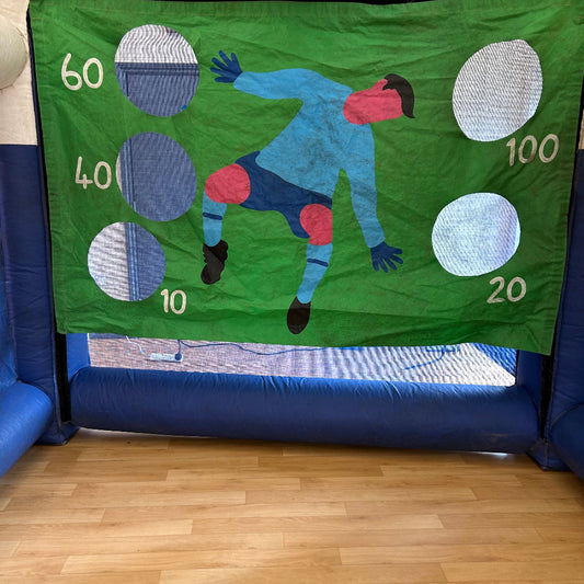 Football Bounce n Slide & Shoot 'n' Score Penalty Shoot-Out Inflatable Package