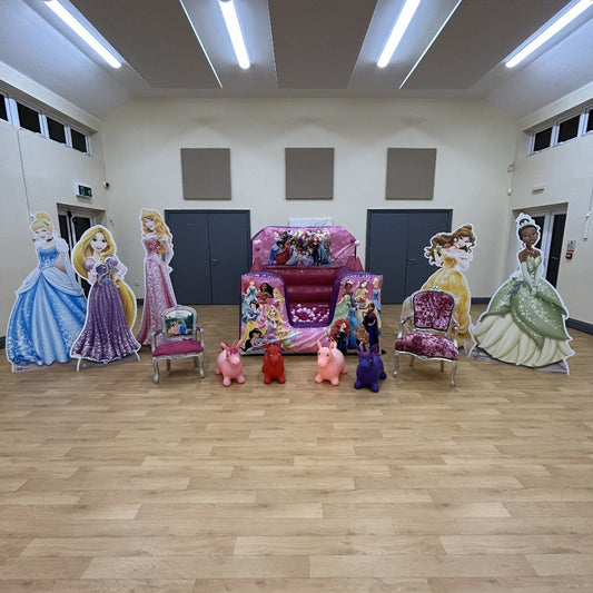 Princess Pink & Purple Inflatable Ball Pool Air Juggler