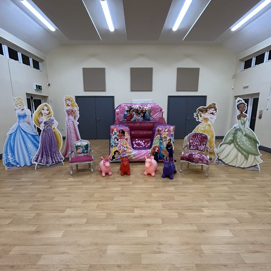 Princess Pink & Purple Inflatable Ball Pool Air Juggler