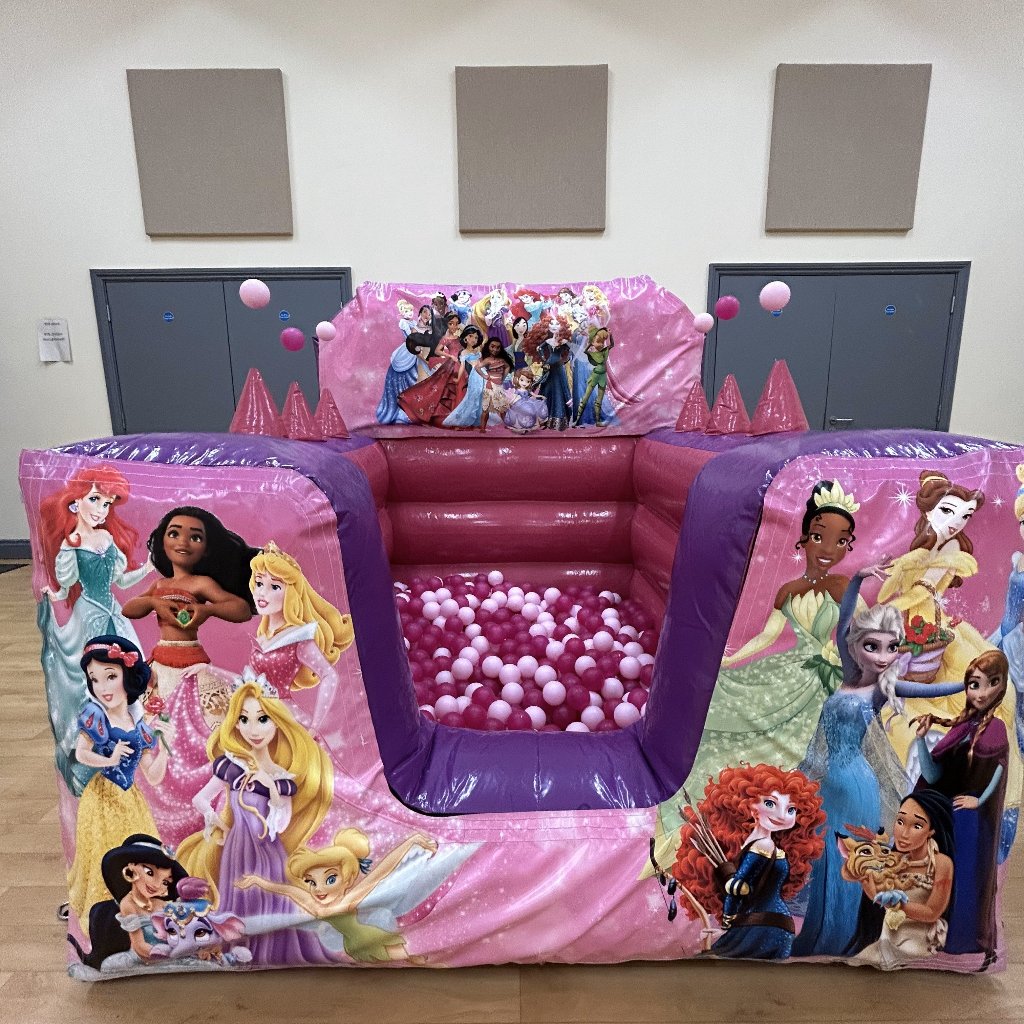 Princess Pink & Purple Inflatable Ball Pool Air Juggler