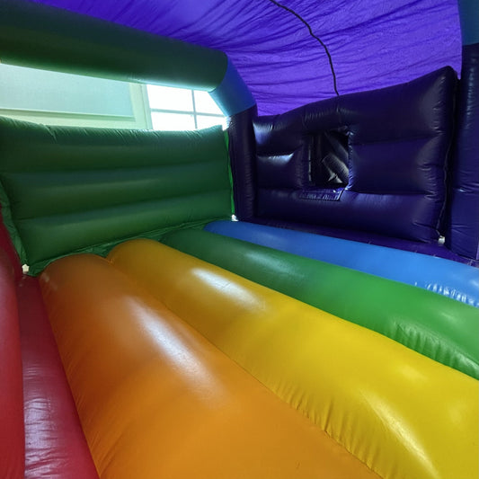 Football 2 Multicoloured Rainbow Bounce 'n' Slide