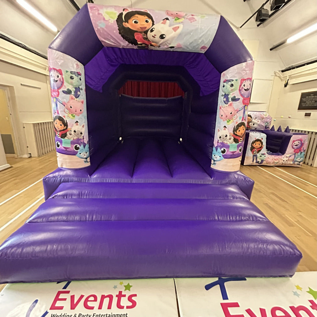 Gabbys Dollhouse Bouncy Castle Purple