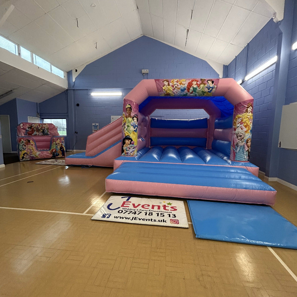 Princess 2 Pastel Pink & Pastel Blue Bounce 'n' Slide