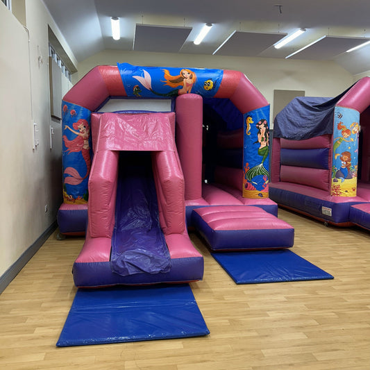 Pink & Purple Bounce 'n' Slide Mermaid Themed