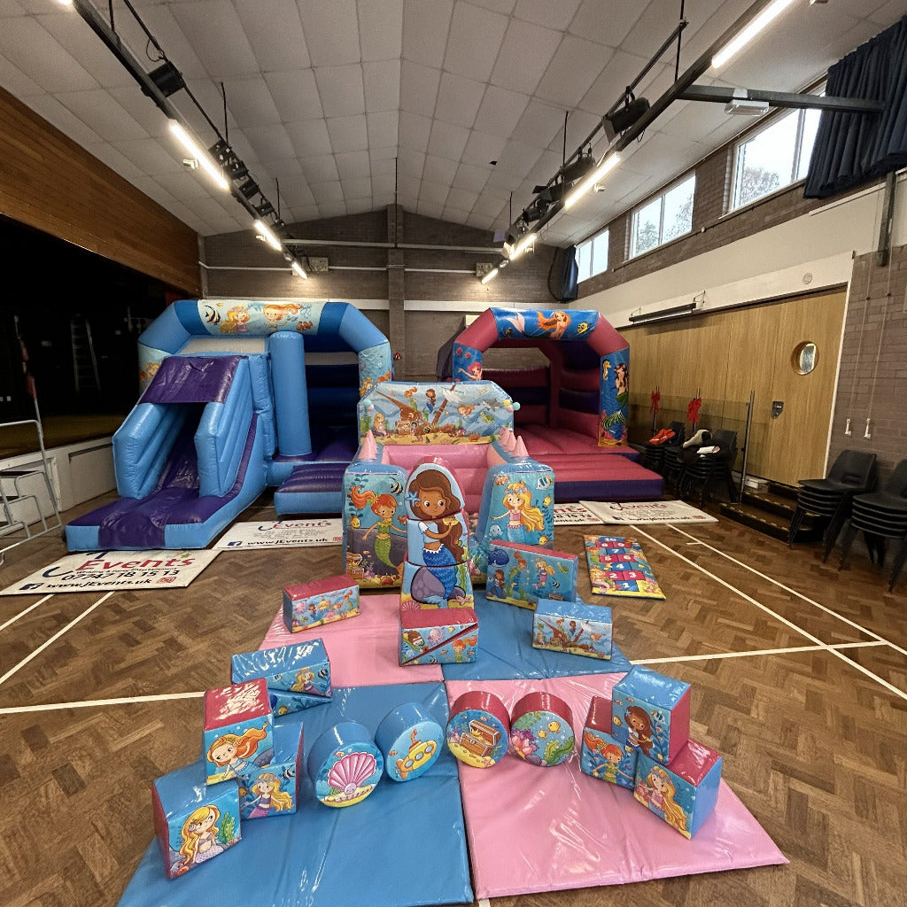 Mermaid Bouncy Castle, Mermaid Bounce 'n' Slide Bouncy Castle, Ball Pool & Soft Play Package (Copy)