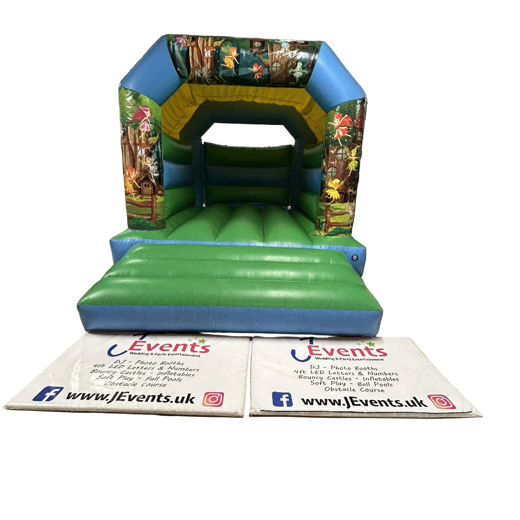 Blue & Green Fairy 2 Bouncy Castle