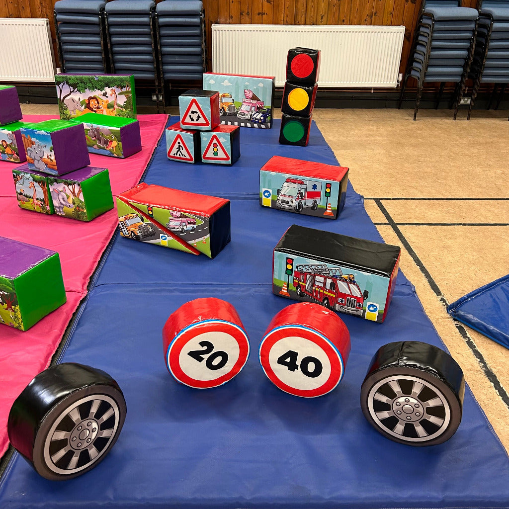 Car / Traffic / Transport Soft Play Shapes