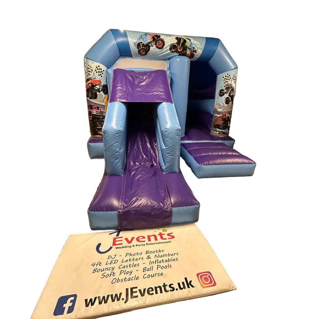 Monster Truck Blue & Purple Bounce 'n' Slide