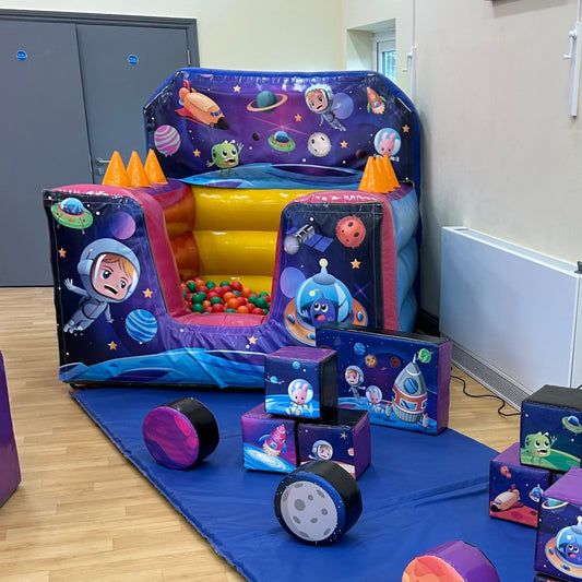 Space Multicoloured Inflatable Ball Pool Air Juggler