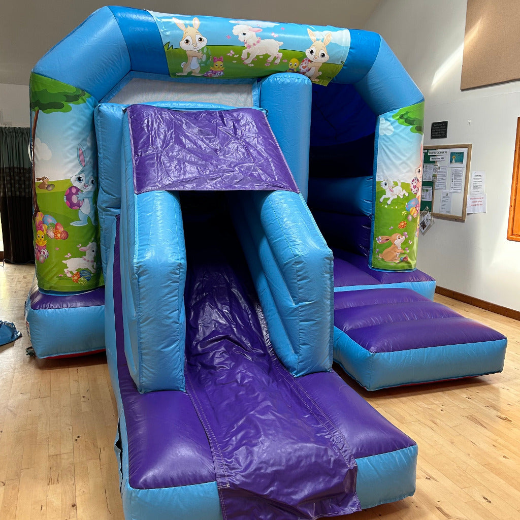 Easter Bounce 'n' Slide Blue & Purple
