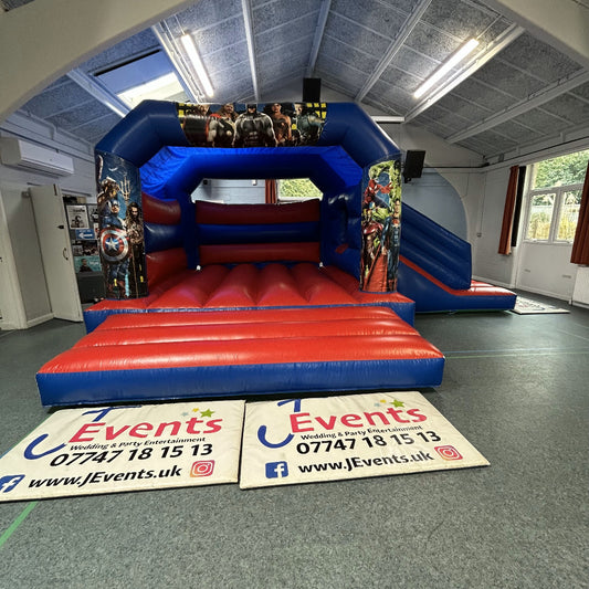 Superhero 2 Red & Blue Bounce 'n' Slide