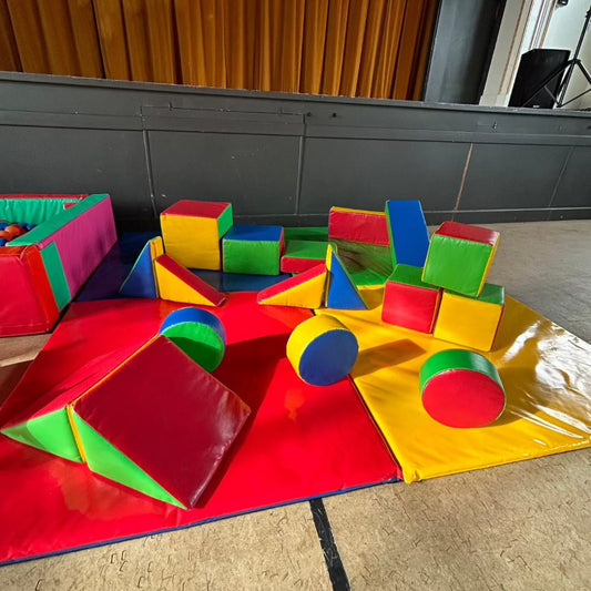 Multicoloured Soft Play Shapes