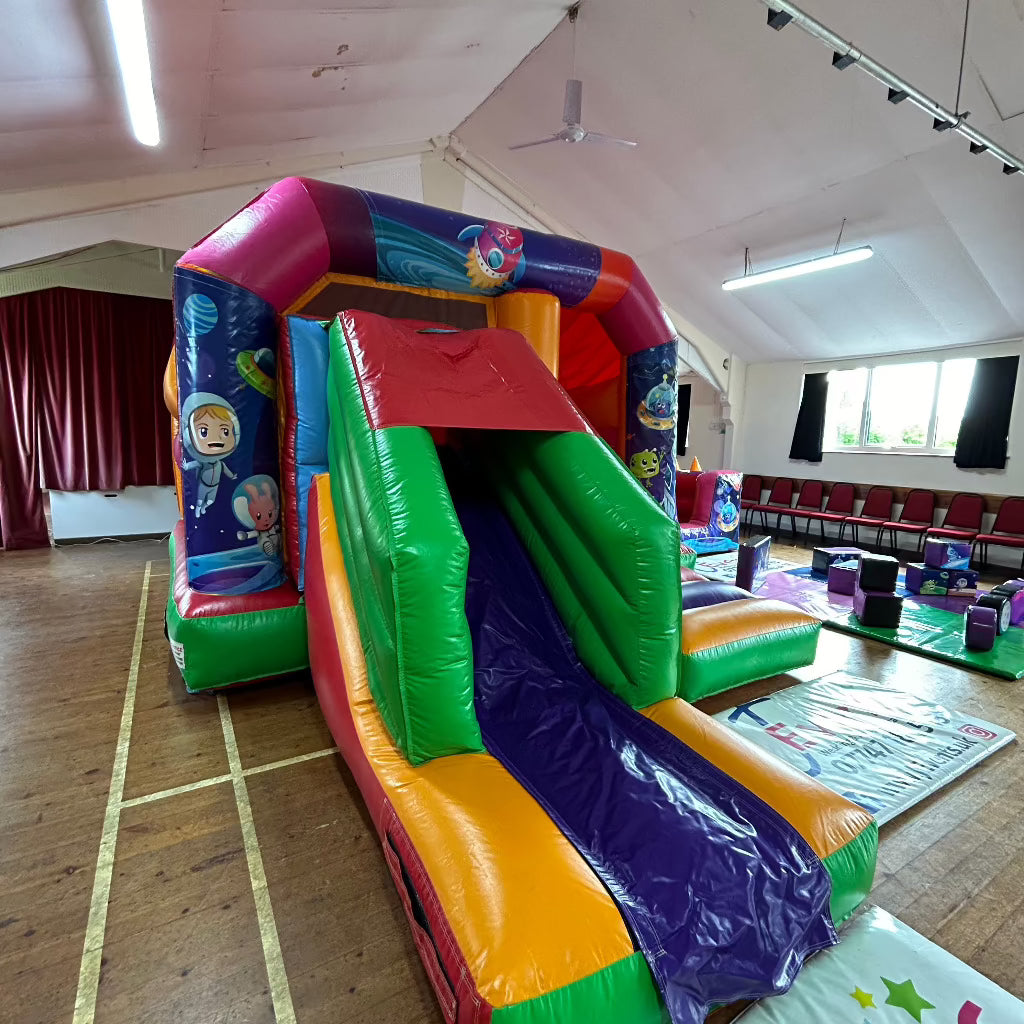 Multicoloured Bounce 'n' Slide Space Themed 2