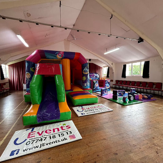Multicoloured Bounce 'n' Slide Space Themed 2