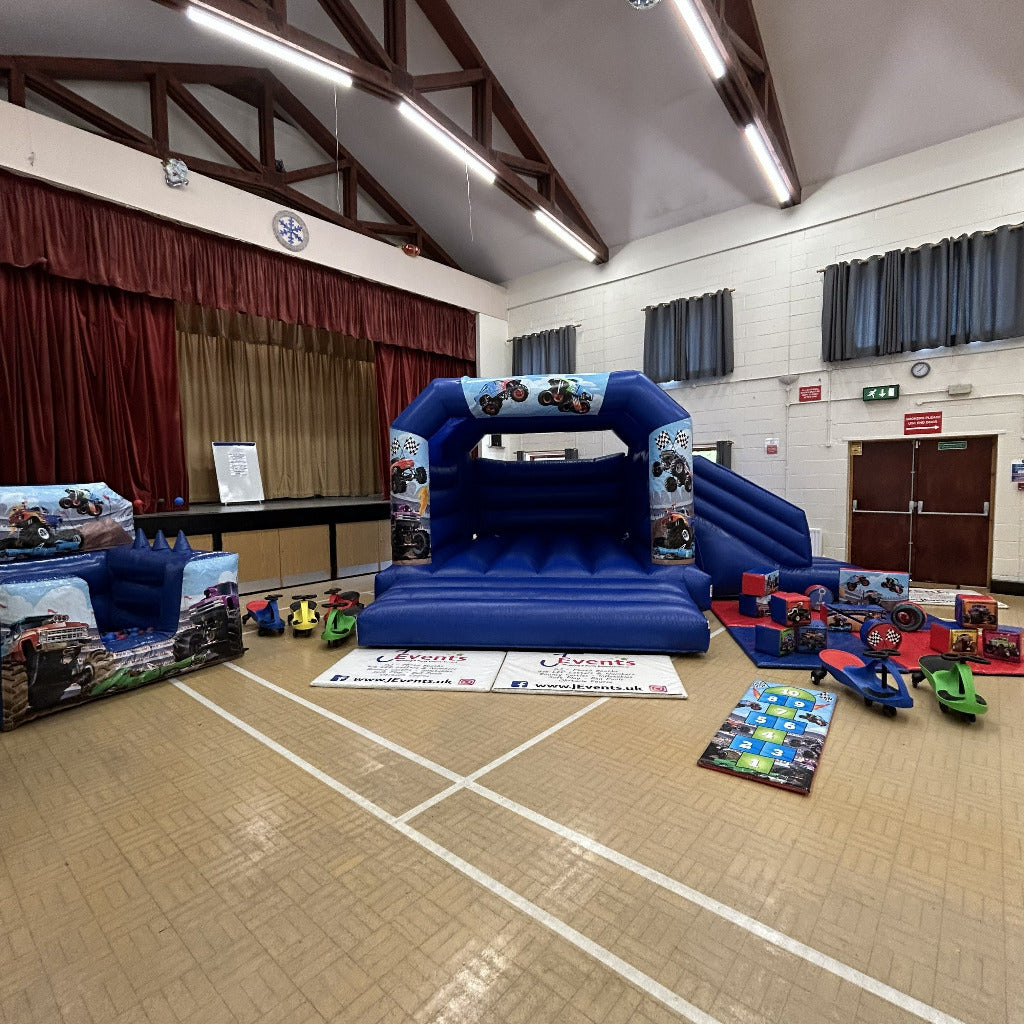 Monster Truck Blue Bounce 'n' Slide