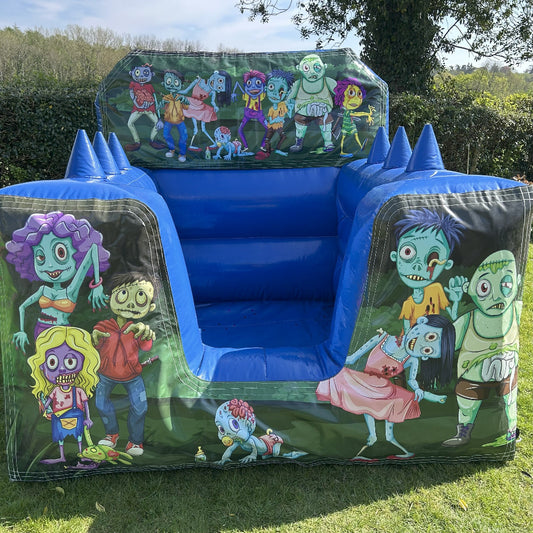 Zombies Blue Inflatable Ball Pool Air Juggler