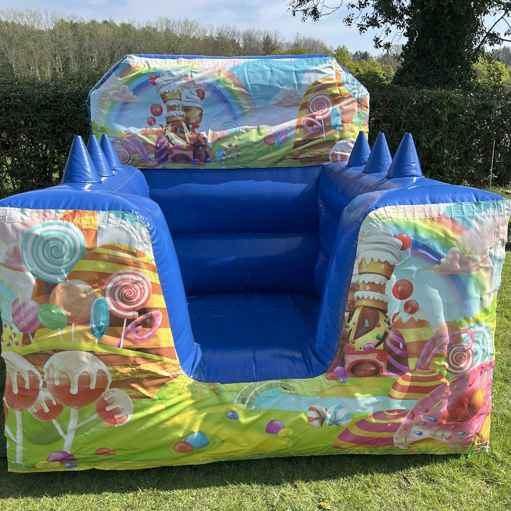 Blue Sweet / Candy Inflatable Ball Pool Air Juggler