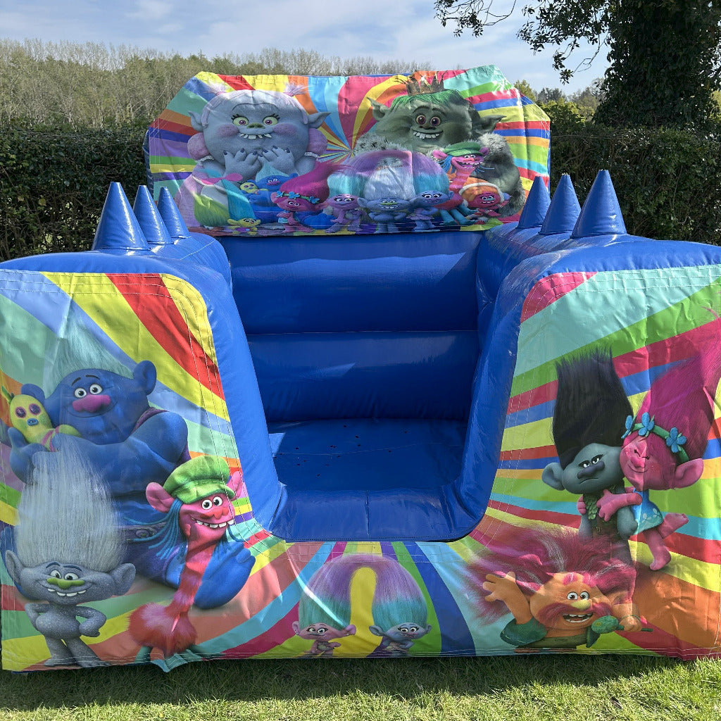 Blue Troll Inflatable Ball Pool Air Juggler