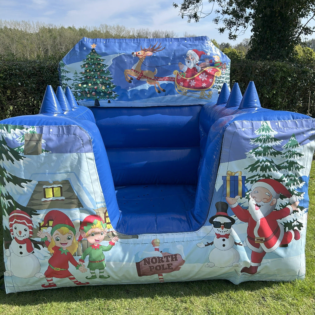 Christmas Blue Inflatable Ball Pool Air Juggler