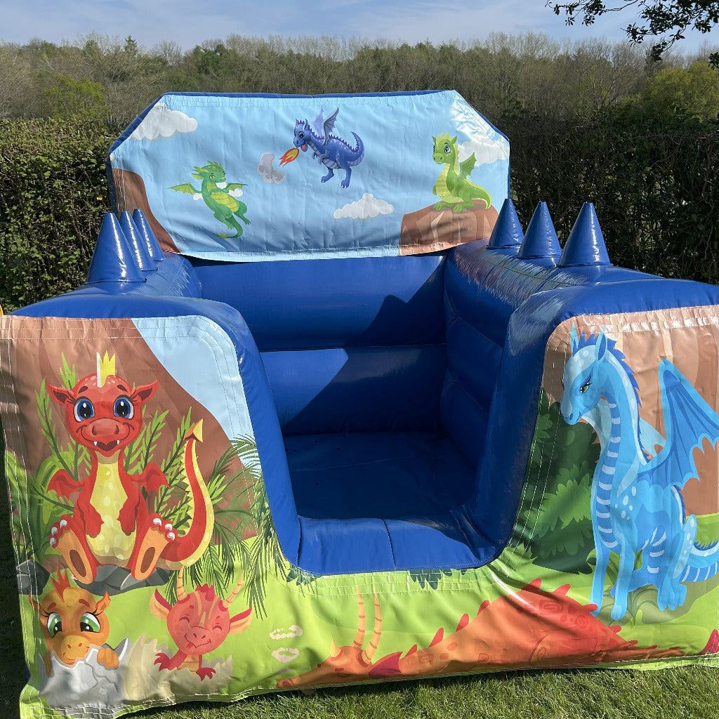 Dragon Blue Inflatable Ball Pool Air Juggler