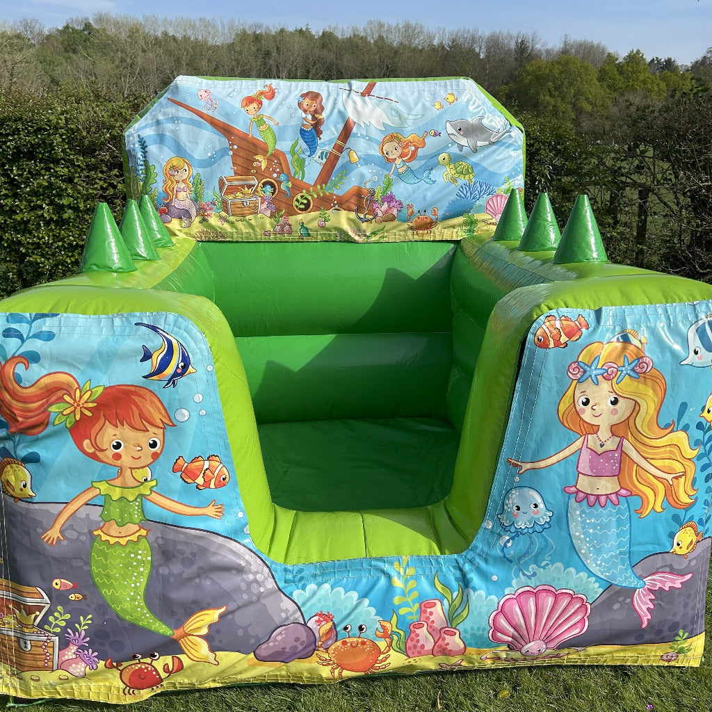 Mermaid Green Inflatable Ball Pool Air Juggler