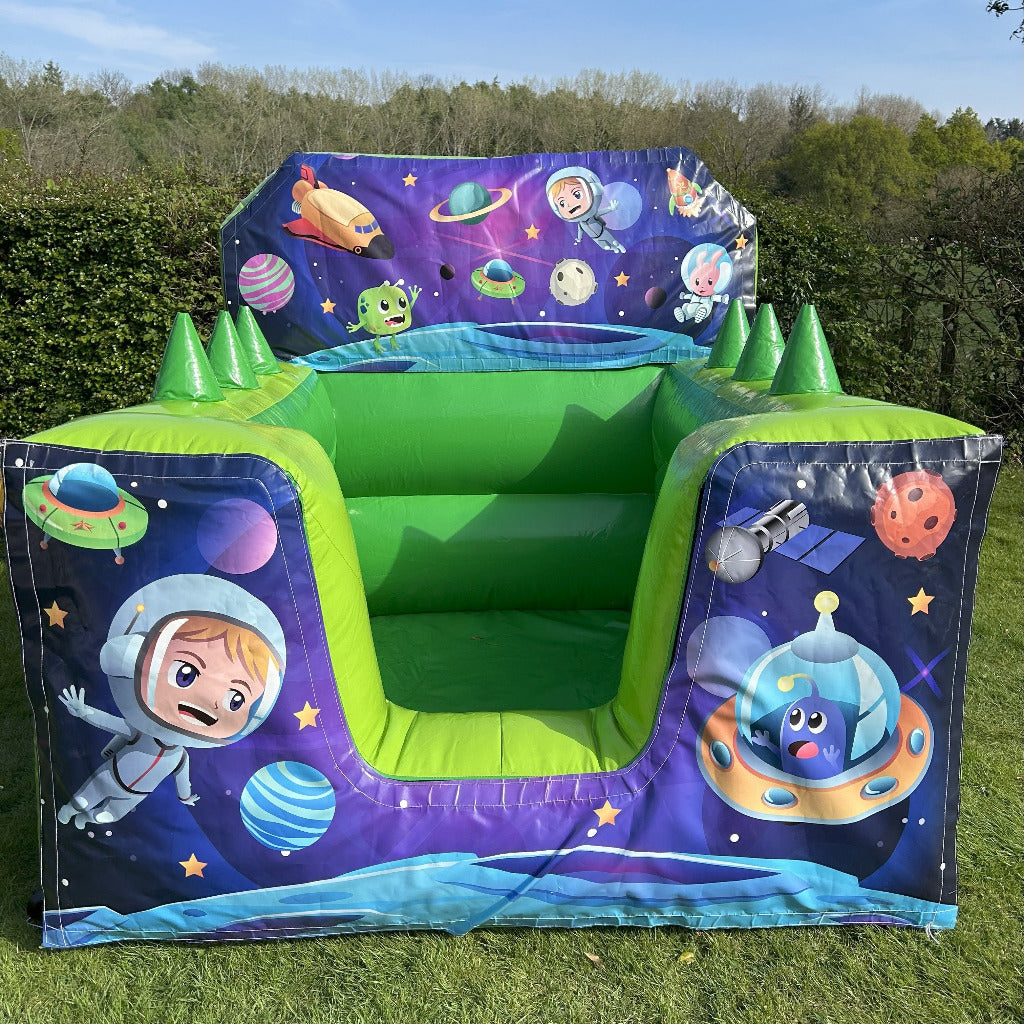 Space Green Inflatable Ball Pool Air Juggler