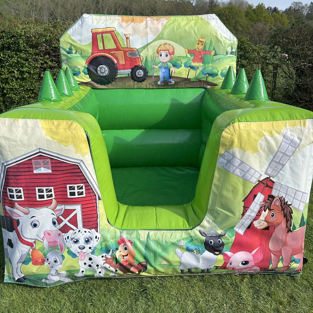 Farm Inflatable Ball Pool Air Juggler Green