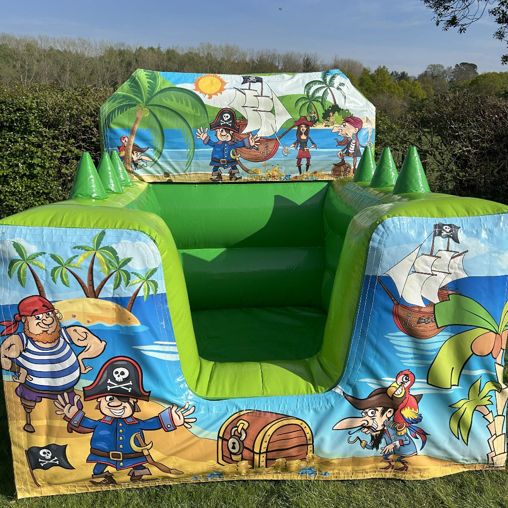 Pirate Green Inflatable Ball Pool Air Juggler