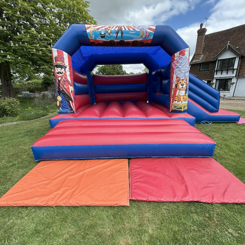 Circus Red & Blue Bounce 'n' Slide
