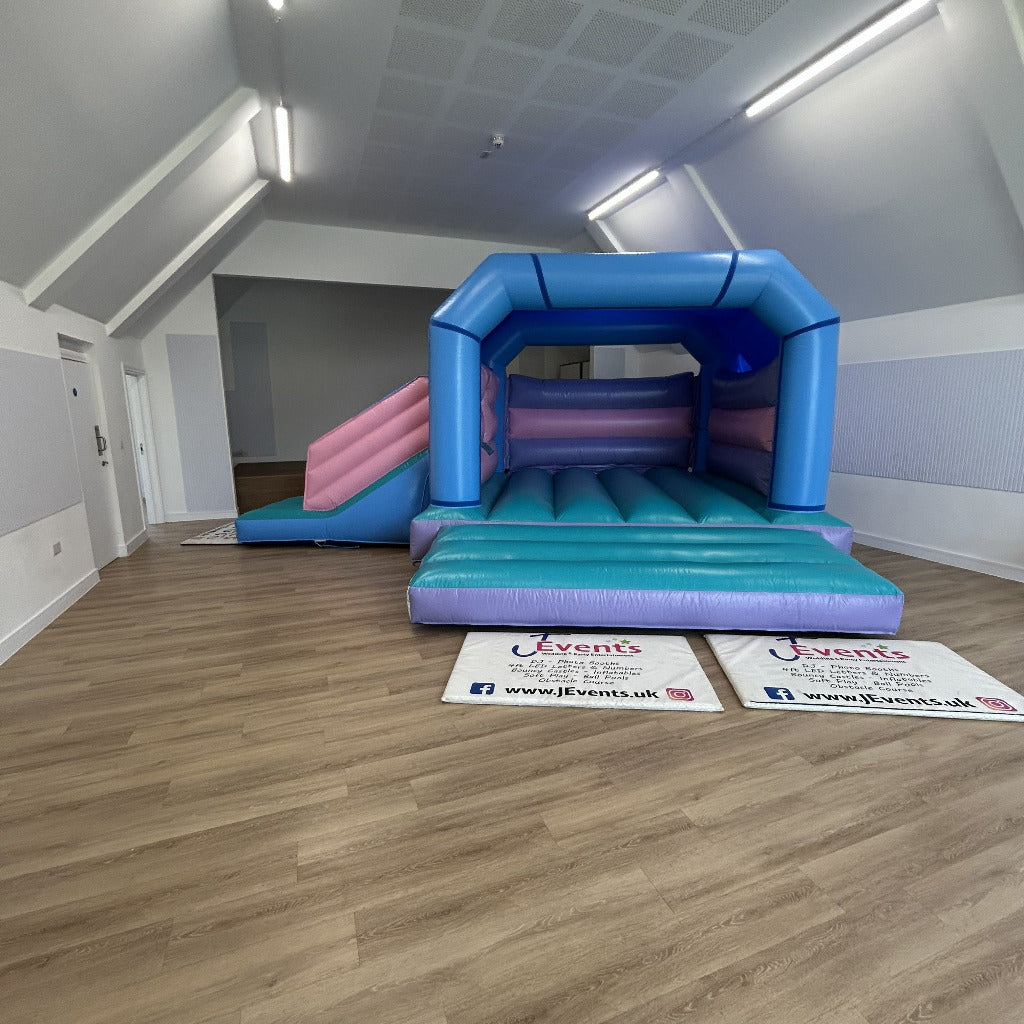 Multicoloured Mixed Pastel Pink, Pastel Blue, Pastel Green & Pastel Purple Bounce 'n' Slide Plain