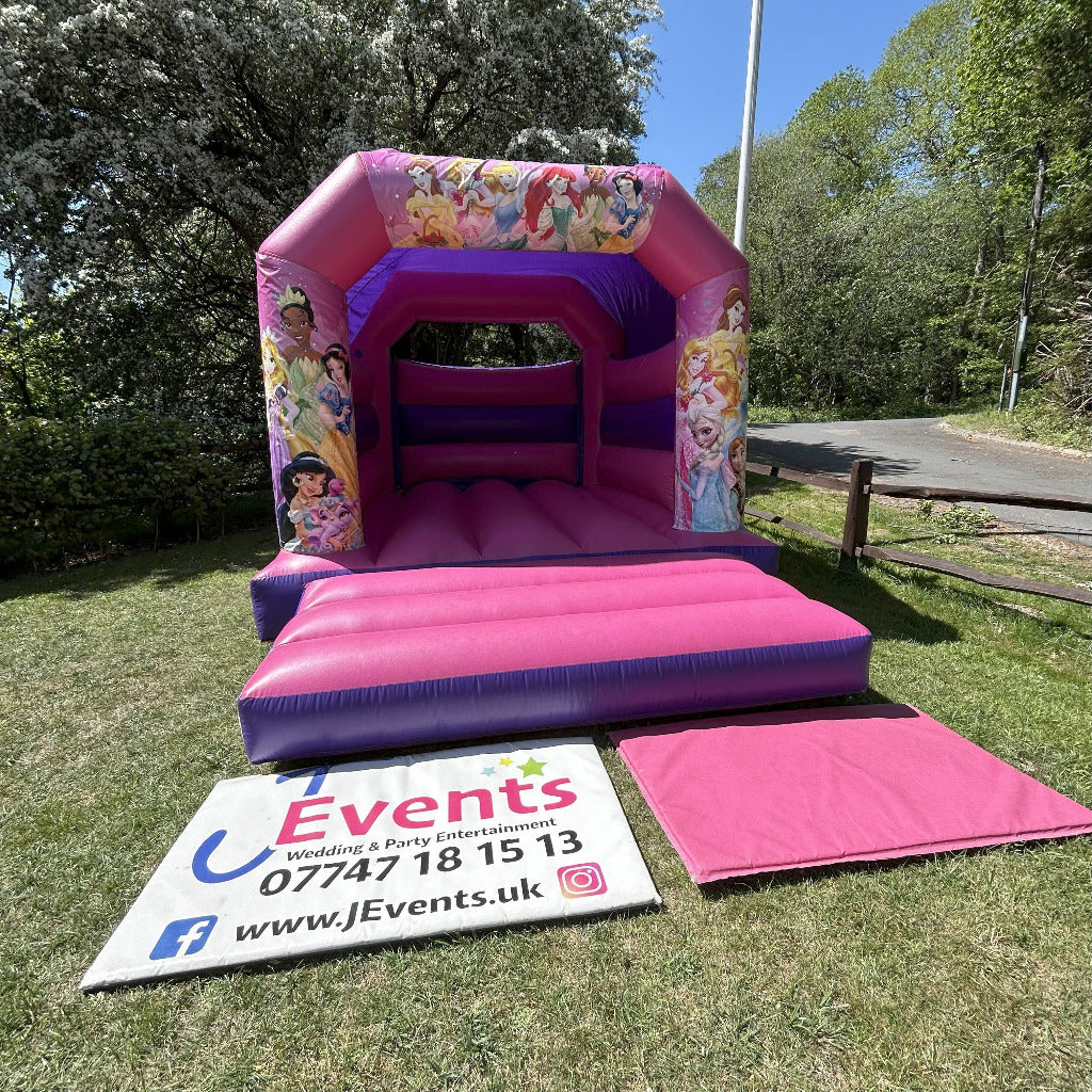 Princess 2 Bouncy Castle Pink & Purple