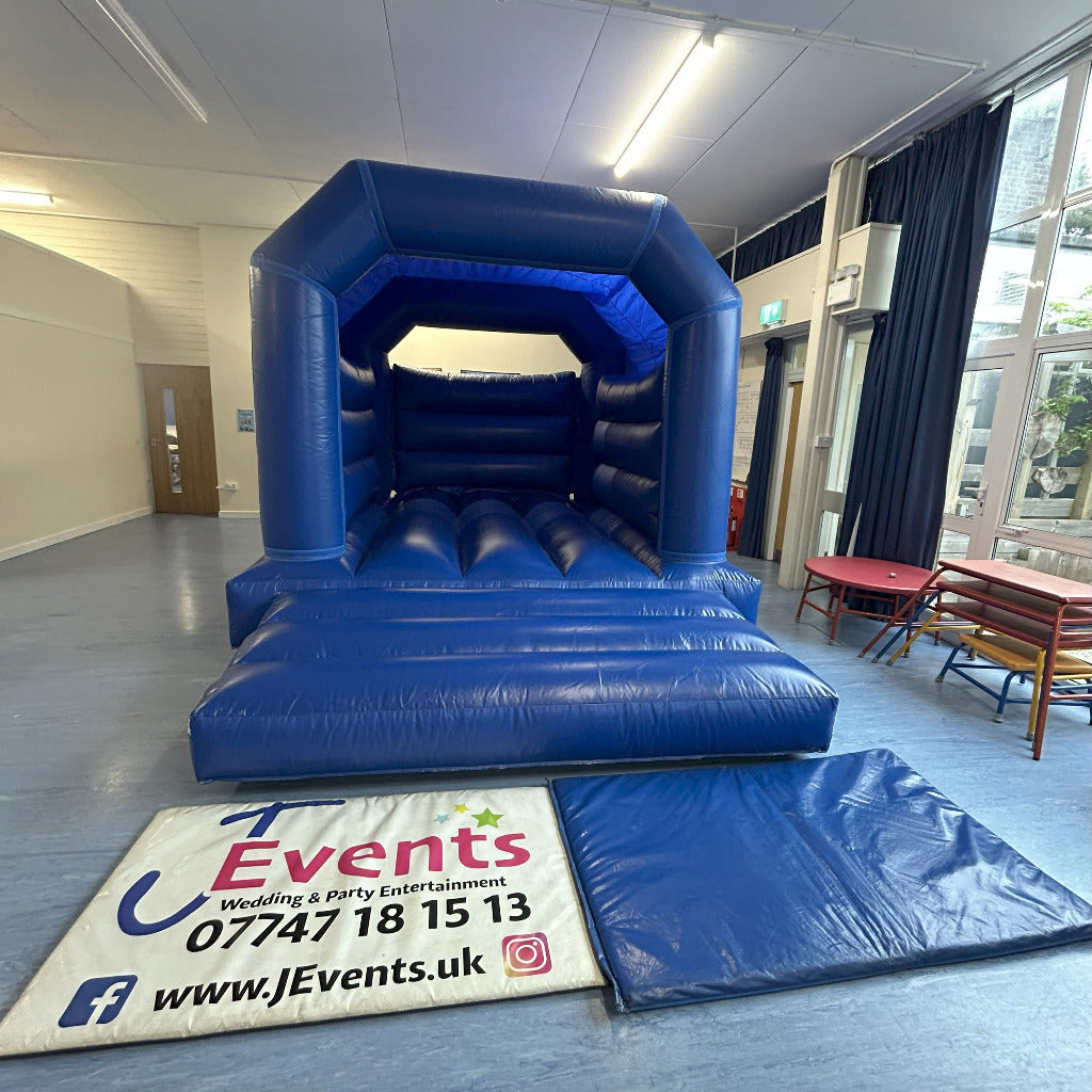 Blue Bouncy Castle Plain
