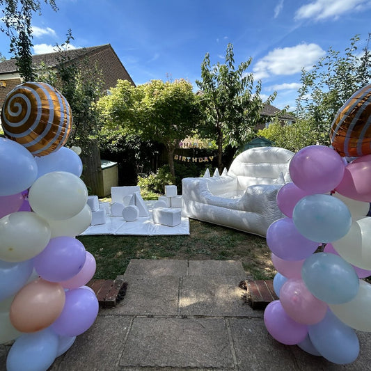 White Inflatable Ball Pool Air Juggler